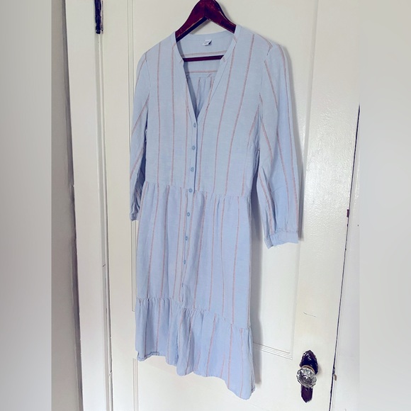 Old Navy Cotton Button front dress - Picture 2 of 4